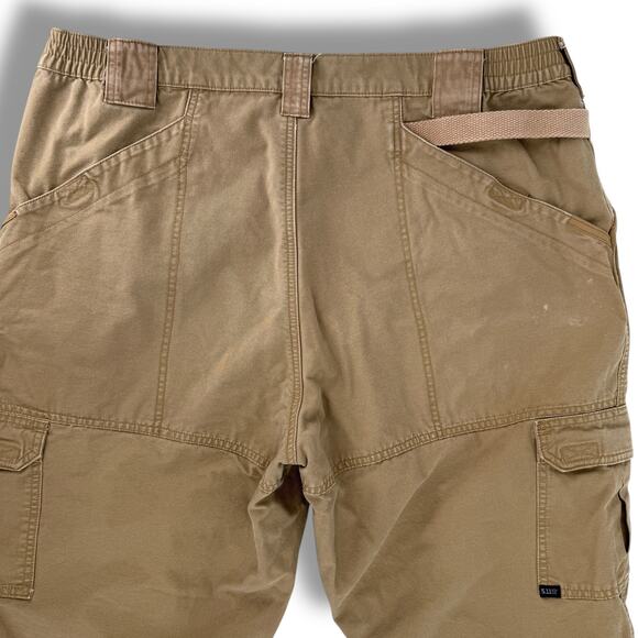 5.11 Tactical Cargo Pants Ripstop Khaki Mens Size 42x32 Utility Workwear Combat - Picture 8 of 9